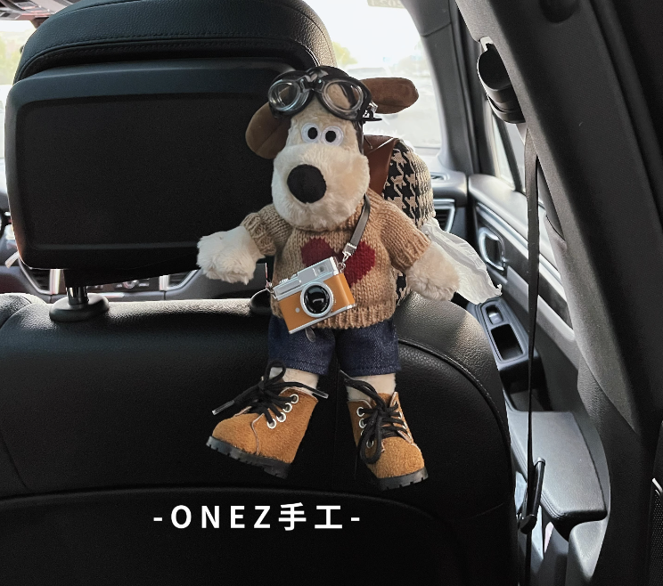 Dog The Explorer Handmade Car Tissue Holder