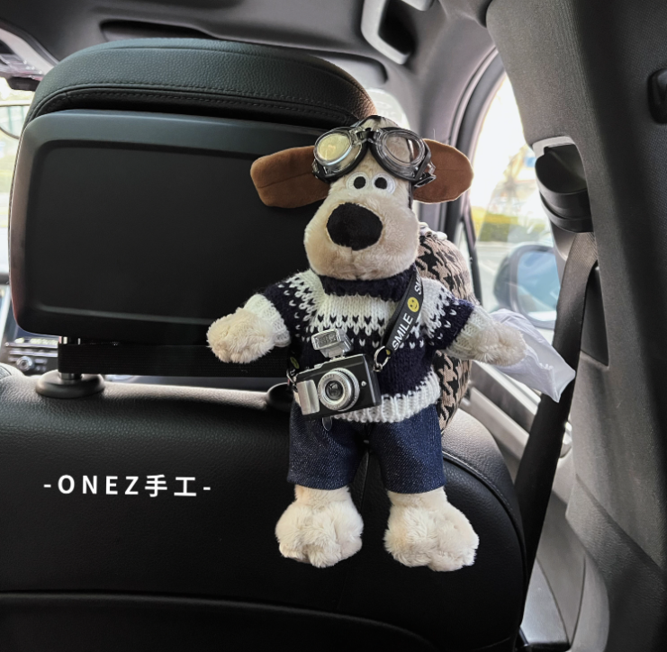 Dog The Explorer Handmade Car Tissue Holder