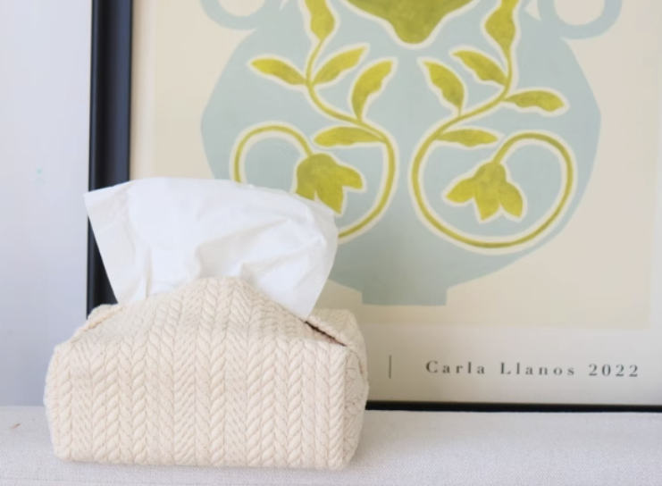 Wheat Pattern Car Tissue Holder