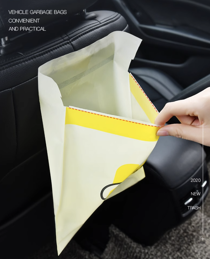 Creative Adhesive Trash Bag for Cars