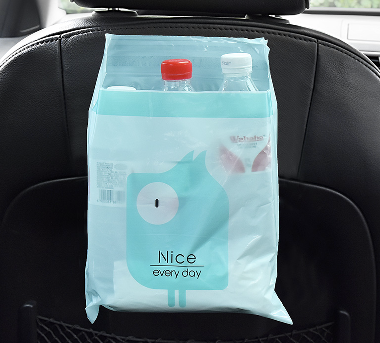 Creative Adhesive Trash Bag for Cars