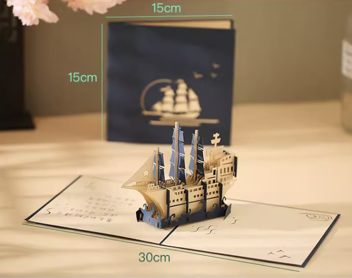 Creative 3D/Light-Up Cards for Birthday, Holiday, Valentines, Anniversary, Graduation