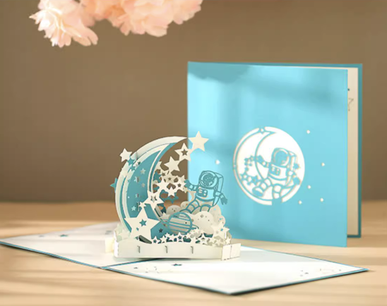 Creative 3D/Light-Up Cards for Birthday, Holiday, Valentines, Anniversary, Graduation