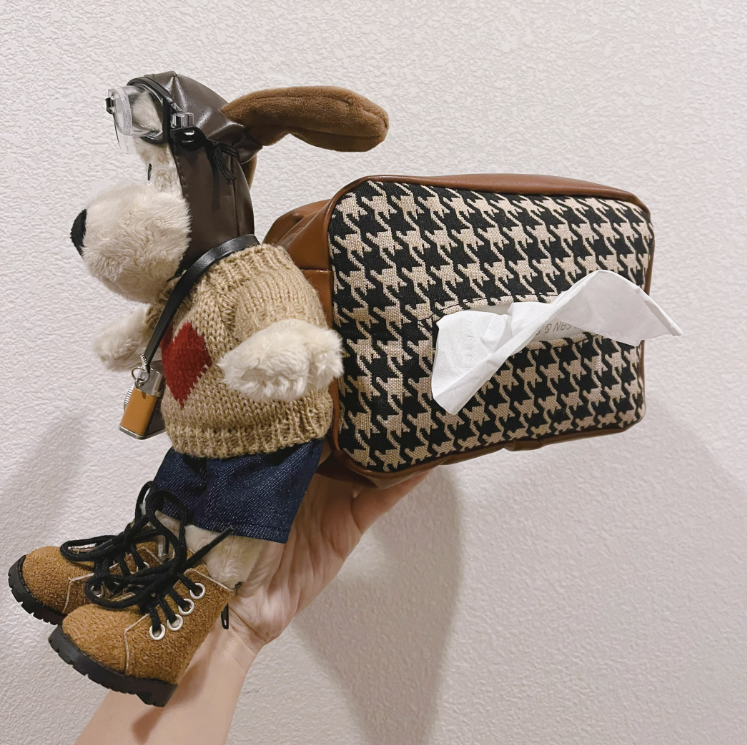 Dog The Explorer Handmade Car Tissue Holder