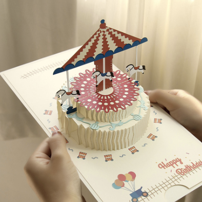 Creative 3D/Light-Up Cards for Birthday, Holiday, Valentines, Anniversary, Graduation
