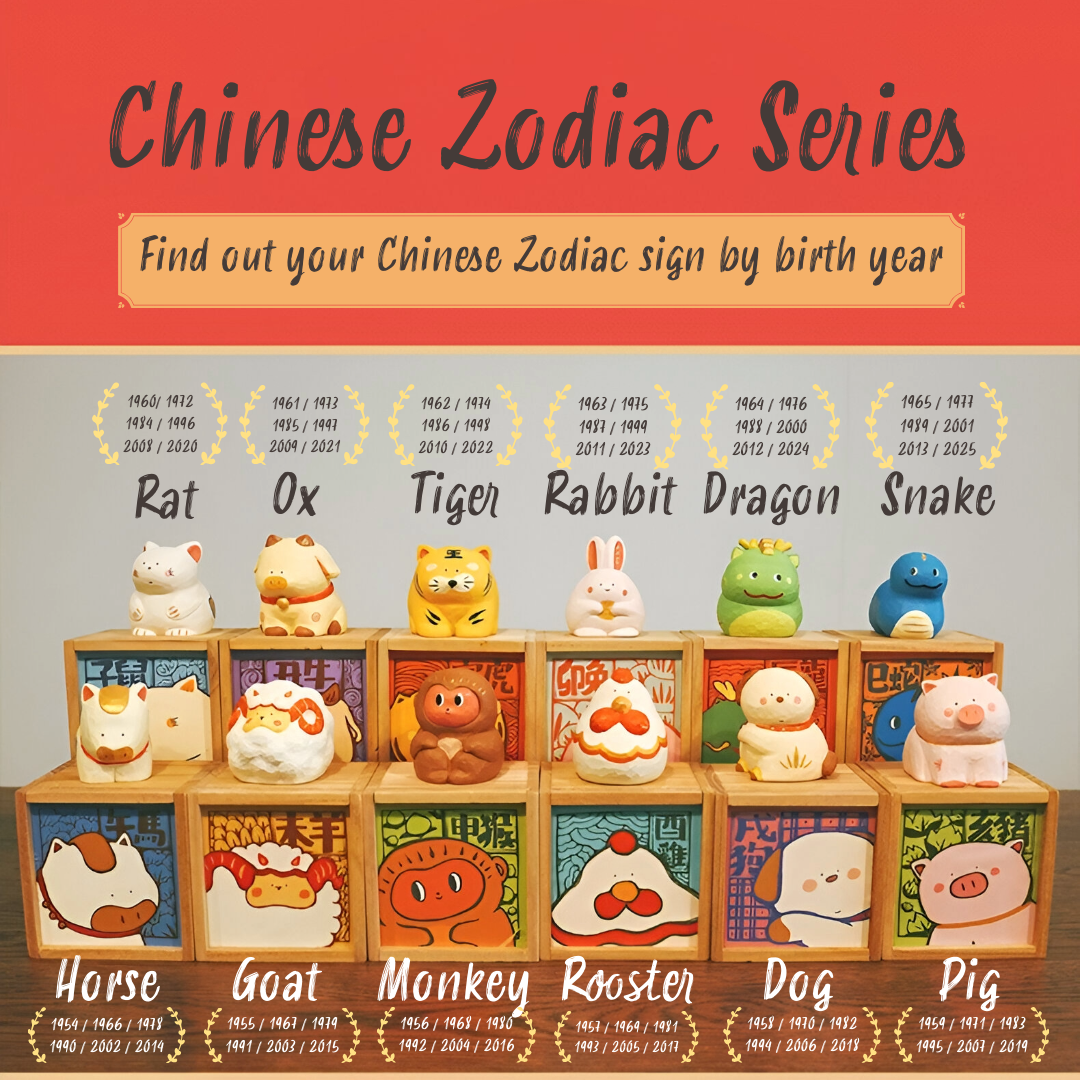 Chinese Zodiac Series Cartoon Figurines by BigGallery