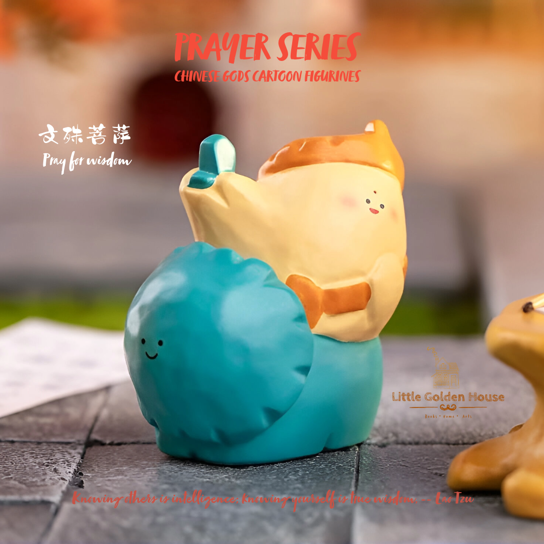 Prayer Series Cartoon Gods Figurines by BigGallery